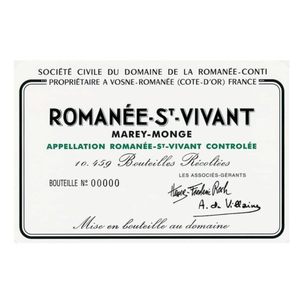 2011 Domaine de la Romanee-Conti, Romanee-Saint-Vivant Grand Cru, Marey-Monge 1x750ml