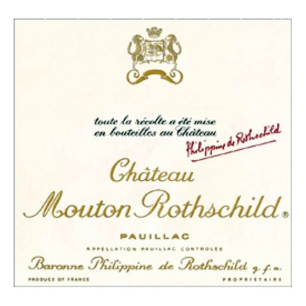 2002 Chateau Mouton Rothschild Premier Cru Classe, Pauillac 1x750ml