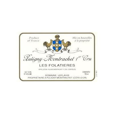 Domaine Leflaive, Puligny-Montrachet Premier Cru, Les Folatieres