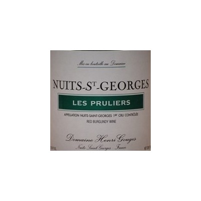 Domaine Henri Gouges, Nuits-Saint-Georges Premier Cru, Les Pruliers