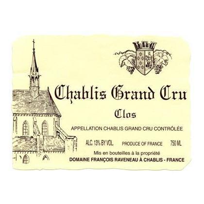 Domaine Francois Raveneau, Chablis Grand Cru, Les Clos