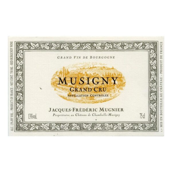 Jacques-Frederic Mugnier, Musigny Grand Cru