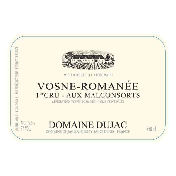 Domaine Dujac, Vosne-Romanee Premier Cru, Aux Malconsorts