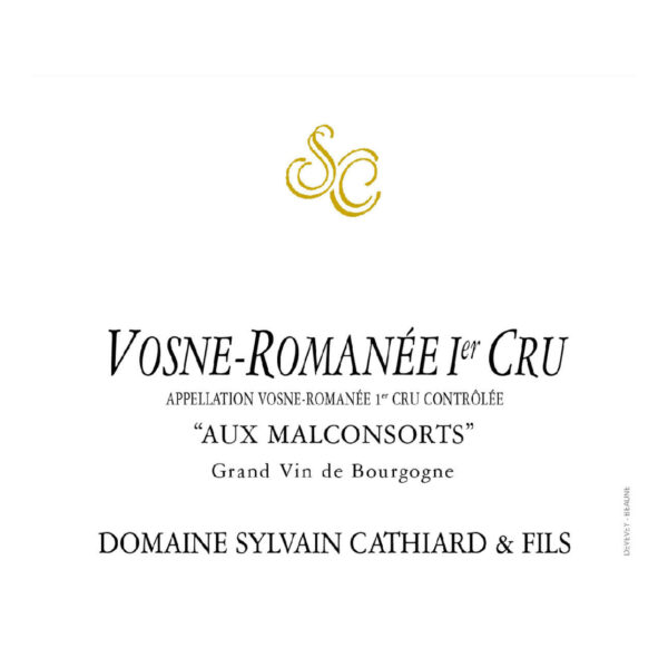 Domaine Sylvain Cathiard, Vosne-Romanee Premier Cru, Aux Malconsorts