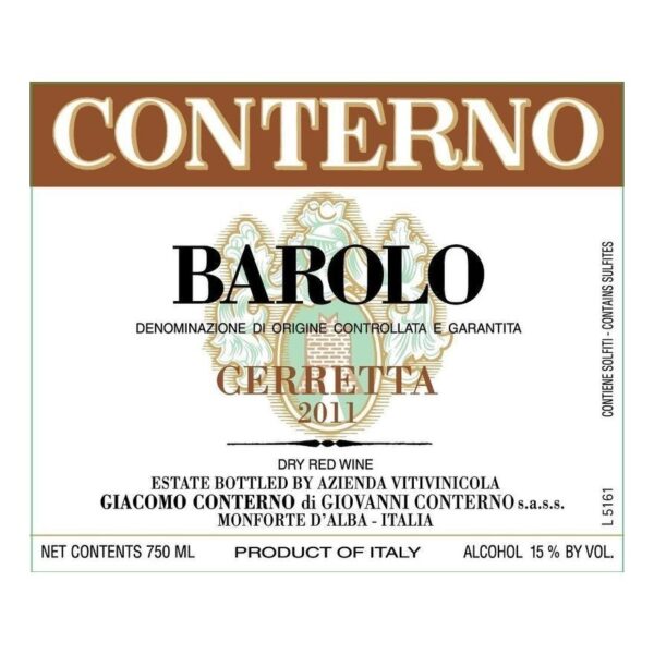 Giacomo Conterno, Barolo, Cerretta