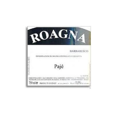 Roagna, Barbaresco, Paje