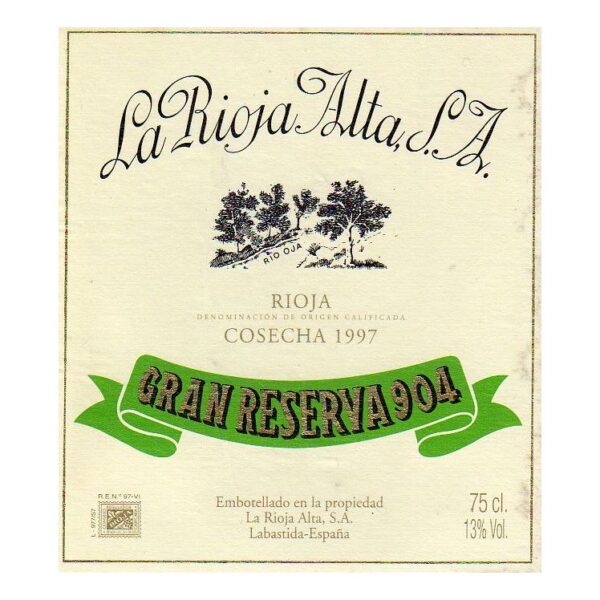 La Rioja Alta, Gran Reserva 904, Rioja