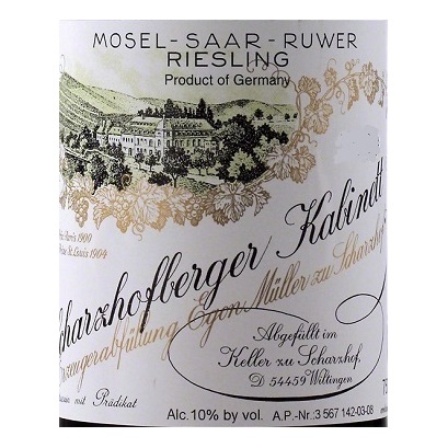 Egon Muller, Scharzhofberger Riesling Kabinett, Mosel