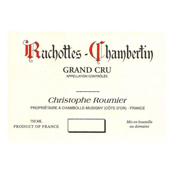 Christophe Roumier, Ruchottes-Chambertin Grand Cru, Ruchottes Chambertin