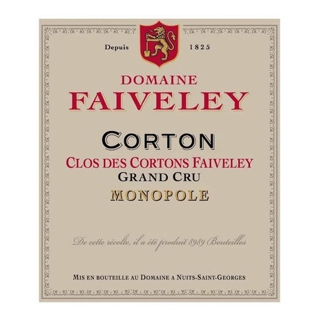 Domaine Faiveley, Corton Grand Cru, Clos des Cortons Faiveley