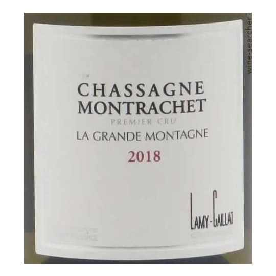 Lamy-Caillat, Chassagne-Montrachet Premier Cru, La Grande Montagne