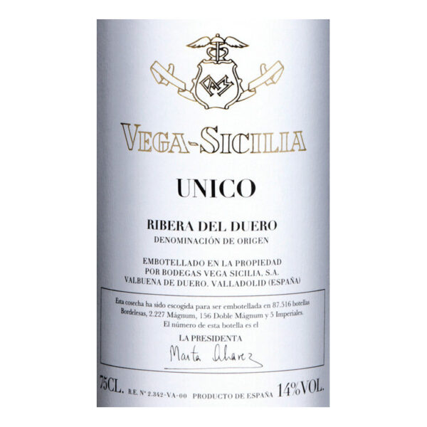 Vega Sicilia, Unico, Ribera del Duero DO