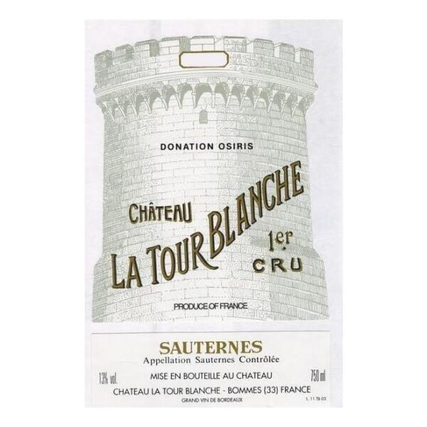 Chateau La Tour Blanche Premier Cru Classe, Sauternes