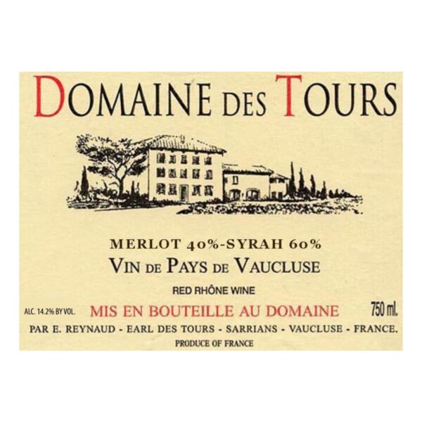 Domaine des Tours, Rouge, Vaucluse