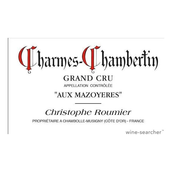 Christophe Roumier, Charmes-Chambertin Grand Cru, Les Mazoyeres