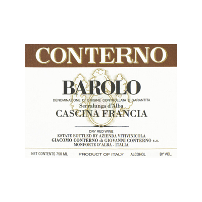 Giacomo Conterno, Barolo, Cascina Francia