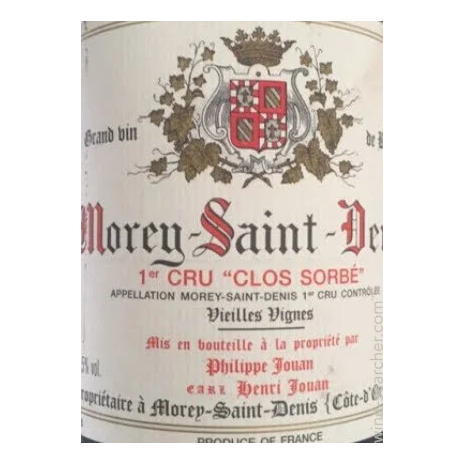 Henri Jouan, Morey-Saint-Denis Premier Cru, Les Sorbes Vielles Vignes