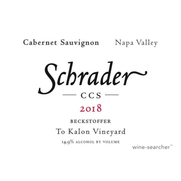 Schrader, CCS Beckstoffer To Kalon Vineyard Cabernet Sauvignon, Napa Valley