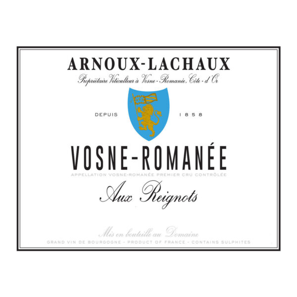 Domaine Arnoux-Lachaux, Vosne-Romanee Premier Cru, Aux Reignots