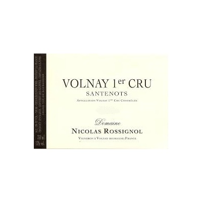 Domaine Nicolas Rossignol, Volnay Premier Cru, Santenots