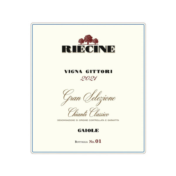 Riecine, Vigna Gittori Gran Selezione, Chianti Classico