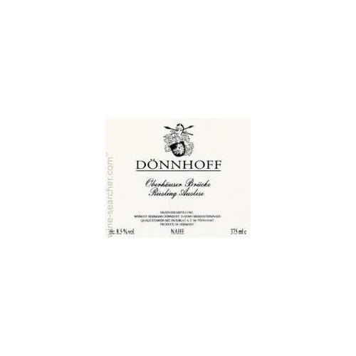 Donnhoff, Oberhauser Brucke Riesling Auslese, Nahe